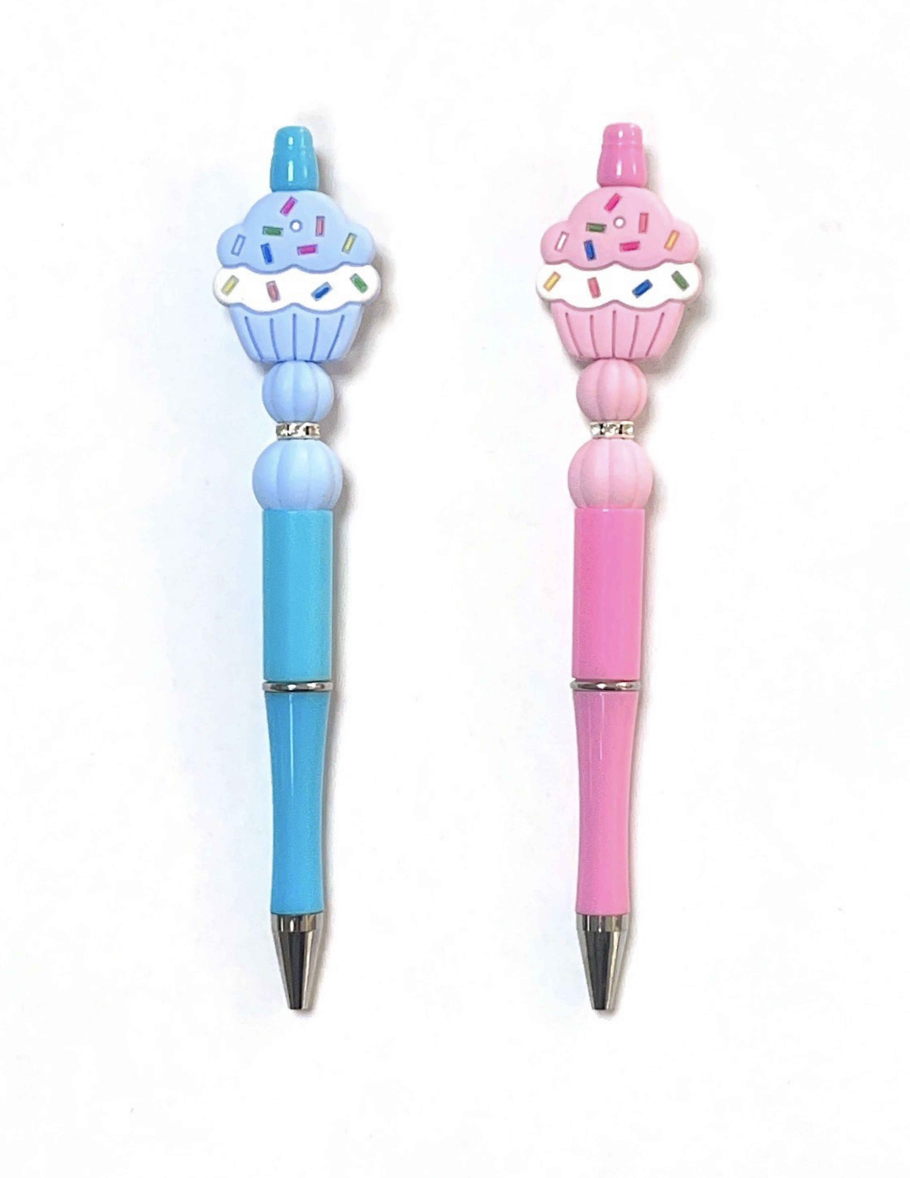 beaded retractable pen